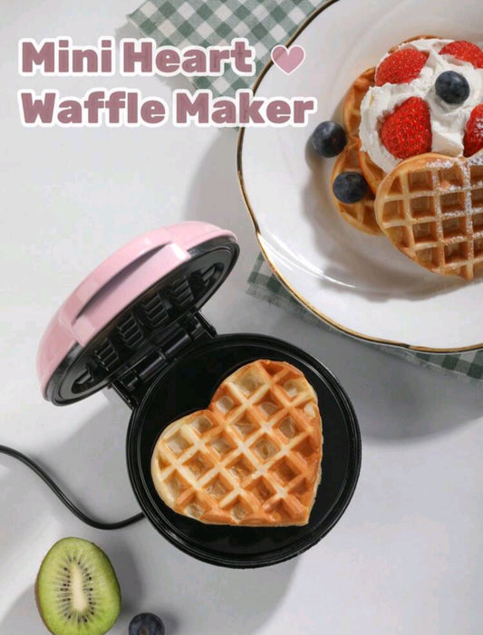 1pc Wall Pug 350-watt Mini Nonstick Waffle Maker
